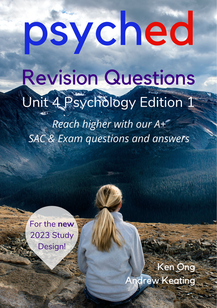 Psyched Revision Questions Book - Unit 4 Psychology Edition 1